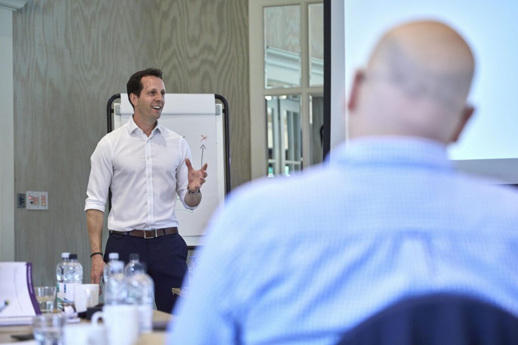 Body Talk trainer hosting a workshop on storytelling