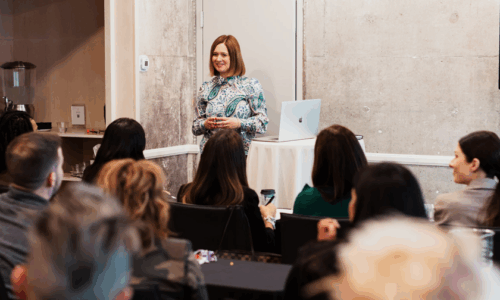Body Talk coach demonstrating confident communication skills