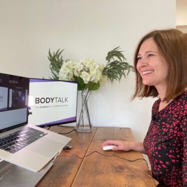 Body Talk coach demonstrating strong digital communication skills